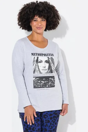 Angel of Style T-Shirt T-Shirt Foto-Print Langarm - Verkäufer: Popken Fashion Group