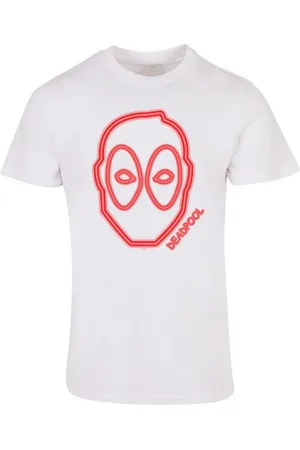 Absolute Cult T-Shirt Herren Deadpool - Neon Head T-Shirt (1-tlg)