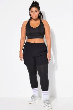 STUDIO UNTOLD Funktionshose Sport-Tights mit Shorts Tight Fit High Waist - Verkäufer: Popken Fashion Group