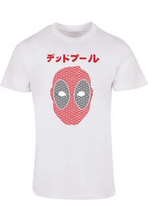 Absolute Cult T-Shirt Herren Deadpool - Japanese Seigaiha Head T-Shirt (1-tlg)