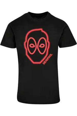Absolute Cult T-Shirt Herren Deadpool - Neon Head T-Shirt (1-tlg)