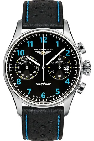 Bauhaus Chronograph Tornado 2770-3, Quarzuhr, Armbanduhr, Herrenuhr, Made in Germany, analog, Tag