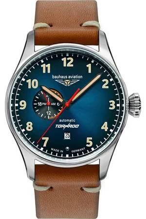 Bauhaus Automatikuhr Tornado 2764-3, Armbanduhr, Herrenuhr, Made in Germany, Mechanische Uhr, analog, Tag