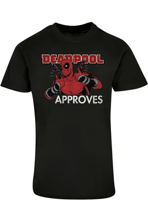 Absolute Cult T-Shirt Herren Deadpool - Approves T-Shirt (1-tlg)