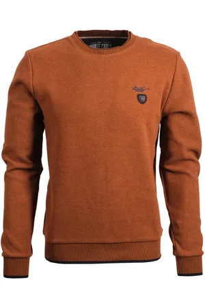 Monte Carlo Sweatshirt Sweat-Shirt Rundhals Camel - Verkäufer: Herrenmode Kreis Shop