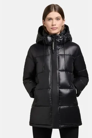 Khujo Steppjacke Word3 Satin-YM Glänzender Damen Kurzmantel