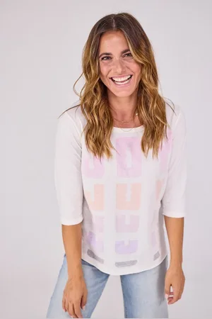 Lieblingsstück Rundhalsshirt DaliahL mit Schriftdruck
