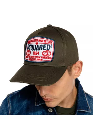 Dsquared2 Baseball Cap Basebalkappe Mother F Marinaid Patch Icon Baseballcap Cap Kappe Rebellischen Streetwear-Stil mit luxuriösen Details - Verkäufer: eldigo