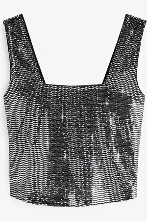 Next Crop-Top Top mit Pailletten, Petite (1-tlg) - Verkäufer: Germany GmbH
