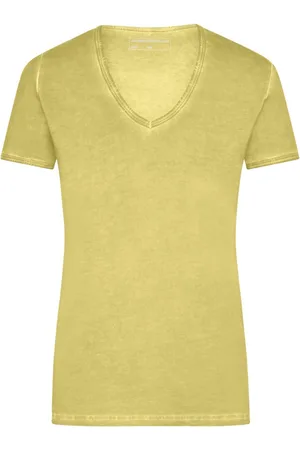 James & Nicholson T-Shirt Doppelpack T-Shirt mit V-Ausschnitt JN975 (Doppelpack, 2er-Pack) mit aufwändiger Spray Print Technik - Verkäufer: Silberpfeil