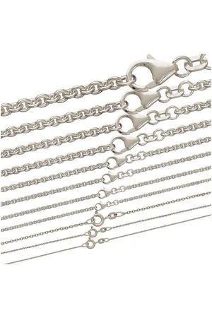 HOPLO Silberkette Silberkette Ankerkette Länge 45cm - Breite 3,2mm - 925 Silber, Made in Germany - Verkäufer: Holzenplotz