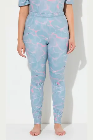 Ulla Popken Leggings Ski-Funktionsleggings Wellenmuster Elastikbund - Verkäufer: Popken Fashion Group
