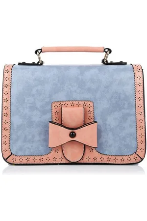 Banned Retro Schultertasche Scandal Bow Light Blue, Verstellbarer Schultergurt - Verkäufer: Schompi Trading e.K.