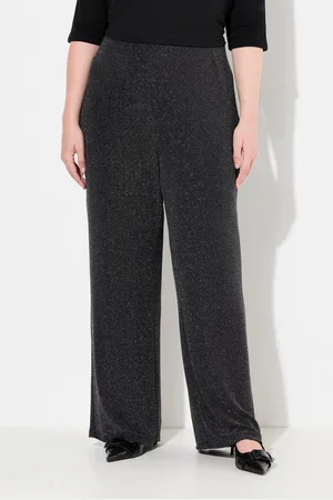 Ulla Popken Schlupfhose Jerseyhose Glitter gerades Bein Elastikbund - Verkäufer: Popken Fashion Group