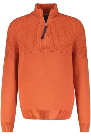 Lerros Strickpullover Stricktroyer, tonal gemustert