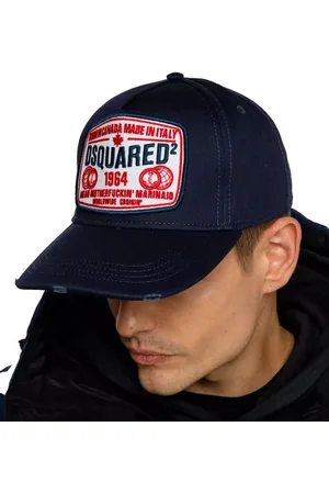 Dsquared2 Baseball Cap Basebalkappe Mother F Marinaid Patch Icon Baseballcap Cap Kappe Rebellischen Streetwear-Stil mit luxuriösen Details - Verkäufer: eldigo