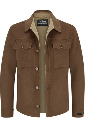 Milestone Wolljacke MSBorgo mit aufgesetzten Brusttaschen und Knopfleiste - Verkäufer: LOGWOOD-STORE