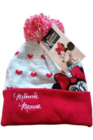 Disney Strickmütze Minnie Mouse Strickmütze für Mädchen, -Grau, 100% Acryl, 52 & 54 - Verkäufer: kaufhaus-chemnitz