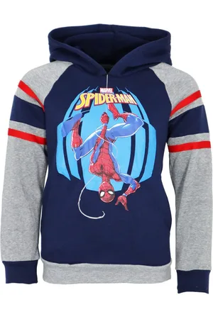 Marvel Kapuzenpullover Spiderman Kinder Jungen Hoodie Pulli Gr. 92 bis 128 - Verkäufer: WS-Trend