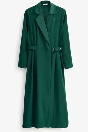 Next Wickelkleid Langärmeliges Maxi-Wickelkleid aus Crêpe – Petite (1-tlg) - Verkäufer: Germany GmbH