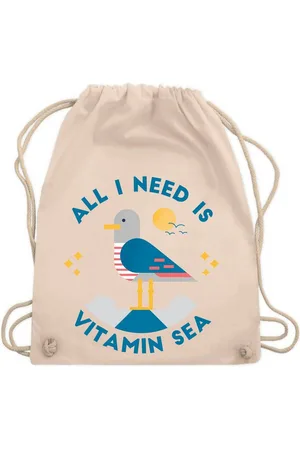 Youth Designz Turnbeutel "Vitamin Sea" Baumwoll Turnbeutel, mit trendigem Motiv - Verkäufer: EmDa Trading GmbH
