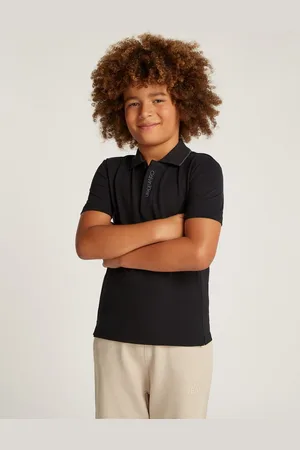 Calvin Klein Poloshirt EMBRO. CK LOGO PIQUE POLO für Kinder bis 16 Jahre mit Logoprägung