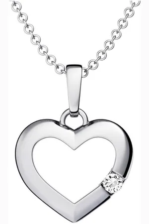 Amoonic Herzkette Halskette Damen Silber 925 Kette mit Herzanhänger und Zirkoniastein (inkl. Schmucketui), Echte Herz Silberkette Gold Rosegold vergoldet Geschenk Freundin - Verkäufer: