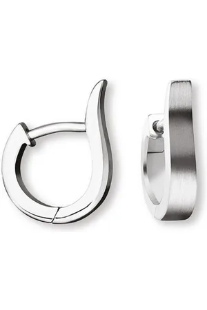 Amoonic Klappcreolen Klassische Creolen Silber 925 Ohrringe Klappcreolen Geschenk Damen (inkl. Schmucketui), Creolen in Silber, Gold oder Rosegold vergoldet Geschenk Freundin - Verkäufer: