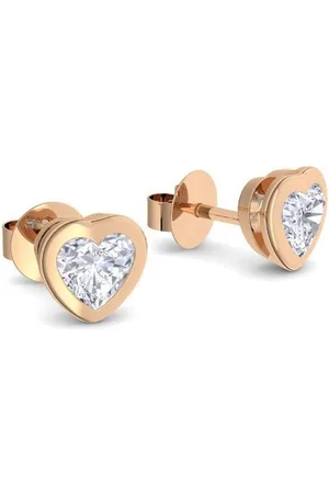Amoonic Paar Ohrstecker Herz Ohrstecker Silber 925 Damen Herz Ohrringe mit Zirkonia Geschenk (inkl. Schmucketui), Ohrstecker in Silber, Gold oder Rosegold vergoldet Geschenk Freundin - Verkäufer: