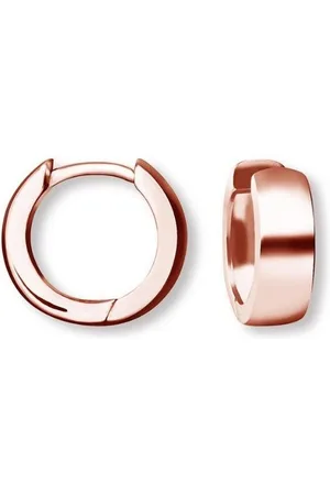 Amoonic Klappcreolen Klassische Creolen Silber 925 Ohrringe Klappcreolen Geschenk Damen (inkl. Schmucketui), Creolen in Silber, Gold oder Rosegold vergoldet Geschenk Freundin - Verkäufer: