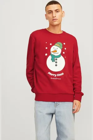 JACK & JONES Sweatshirt JJXMAS JOLLY SWEAT CREW NECK
