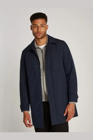 Tommy Hilfiger Kurzmantel LW PACKABLE CARCOAT mit Druckknopfleiste
