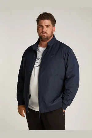 Tommy Hilfiger Allwetterjacke BT-HARRINGTON JACKET-B in Großen Größen, Logostickerei