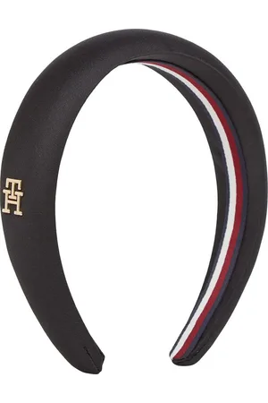 Tommy Hilfiger Stirnband ELEVATED CHIC HEADBAND Logoemblem, weiche Haptik, Premium Haarreifen