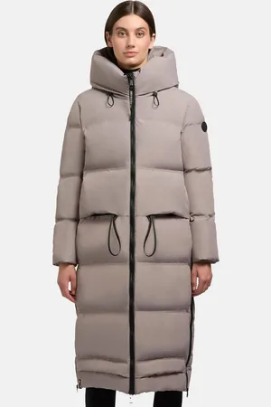 Khujo Steppmantel Aroma-YM Gesteppter Damen Wintermantel mit hohen Gehschlitzen