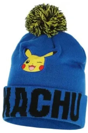 Pokemon Beanie Pokemon Mütze Wintermütze Bommelmütze Beanie Pikachu - Verkäufer: Bienes Shop