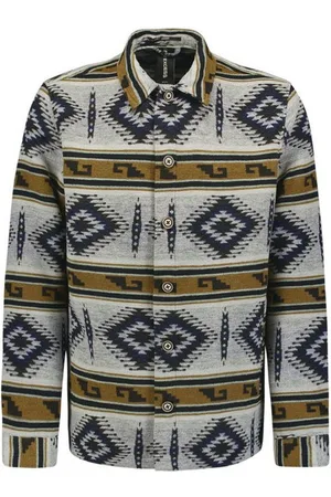 No Excess Langarmshirt Overshirt Button Closure Pattern - Verkäufer: Lehmann Moden