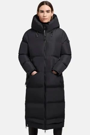 Khujo Steppmantel Aroma-YM Gesteppter Damen Wintermantel mit hohen Gehschlitzen