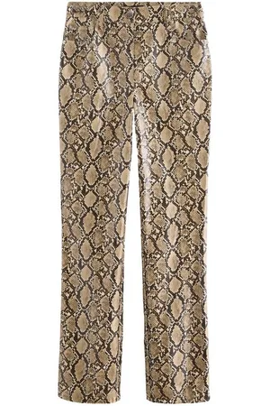 Next Lederimitathose Hose aus Kunstleder mit geradem Bein (1-tlg) - Verkäufer: Germany GmbH