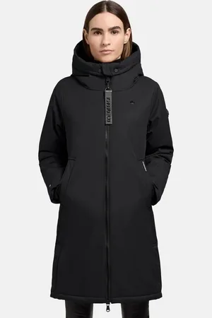 Khujo Kurzmantel Yaak3-YM urbaner Damen Parka mit gestepptem Innenfutter