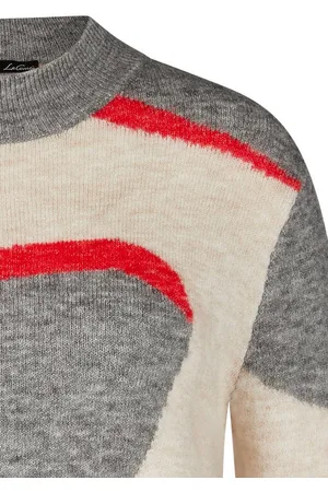 Le Comte Strickpullover Abstrakter Strickpullover