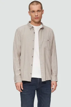 QS by s.Oliver Langarmhemd Regular Fit: Strukturiertes Hemd mit Button-Down-Kragen - Verkäufer: