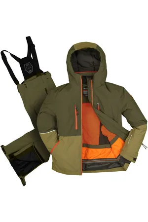Killtec Skianzug Jungen Winterjacke + Skihose olivgrün, verschweißte Nähte - Verkäufer: anndora