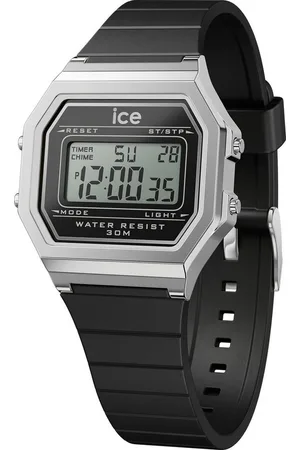 Ice-Watch Chronograph ICE digit retro - Small 022063, Armbanduhr, Quarzuhr, Damenuhr, Silikonarmband, Datum