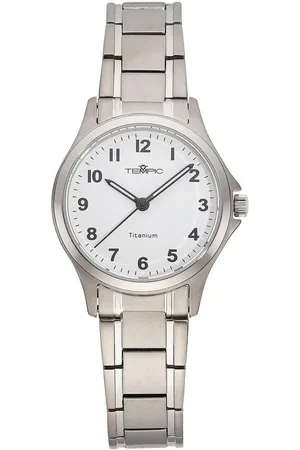 TEMPIC Titanuhr, Quarzuhr, Armbanduhr, Damenuhr, analog, Titanarmband