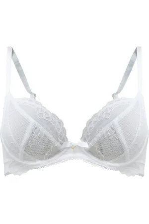 Gossard Dekolleté-BH Lace Natural Push-Up BH White (Balcony BH, 1-tlg., Spitze/Netz) besonders tief Ausgeschnitten zaubert ein umwerfendes Deokolletee - Verkäufer: maria-dee