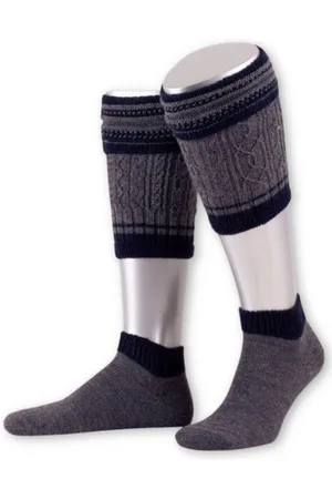LUSANA Trachtensocken Flachstrick-Loferl - L2451 - anthrazit, jägeroliv, marine - Verkäufer: Alpenwahnsinn Tracht & Lifestyle