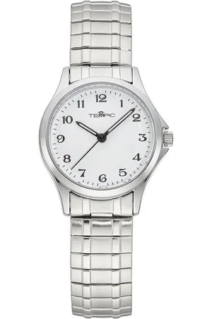 TEMPIC Quarzuhr, Armbanduhr, Damenuhr, analog, Flexband, Zugband