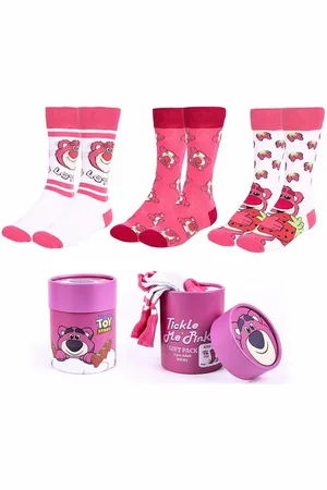 Disney Socken Lotso Bär (3-Paar) Geschenkset Einheitsgröße 36-43 - Verkäufer: Starkids Licensed Brands and more