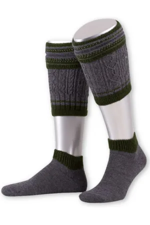 LUSANA Trachtensocken Flachstrick-Loferl - L2451 - anthrazit, jägeroliv, marine - Verkäufer: Alpenwahnsinn Tracht & Lifestyle